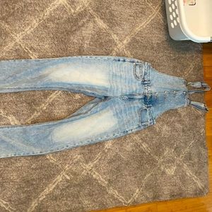 American eagle mom jean overalls-size 8
